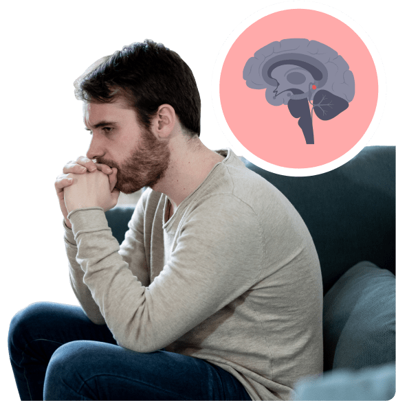 Your pineal gland (third eye) isn't working right now.